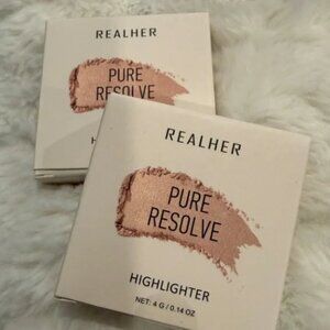 REALHER | Pure Resolve Highlighter | Champagne | 2 PCs